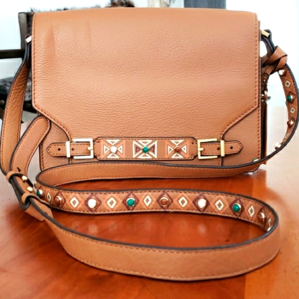 Vince camuto abra crossbody - chestnut brown